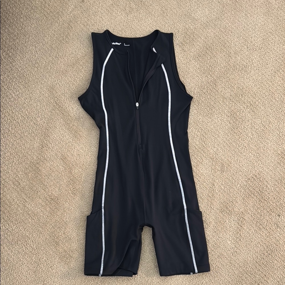 Aritzia Black and White Jumpsuit